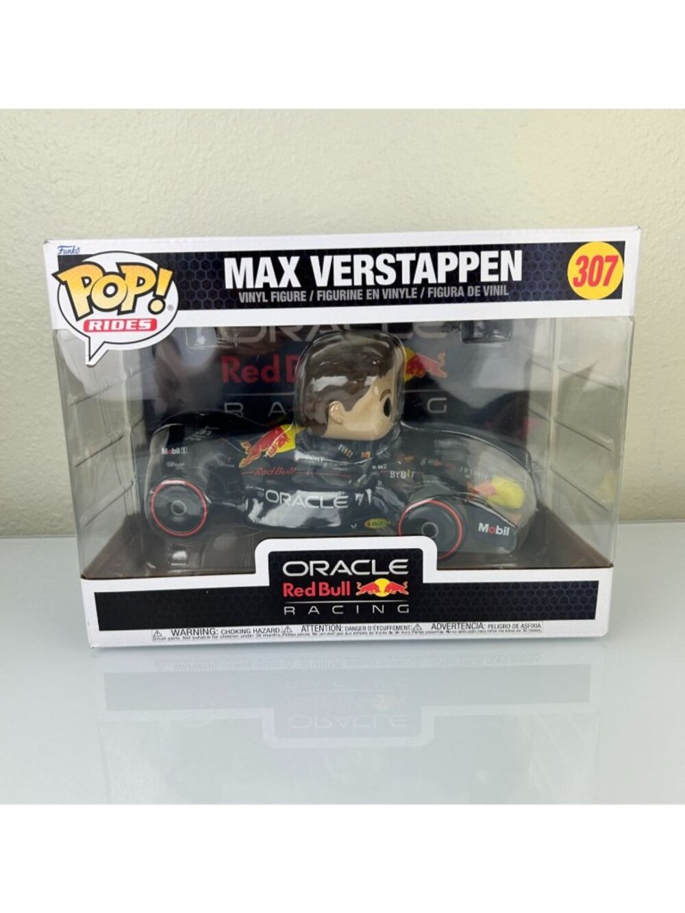 Funko Pop Rides Oracle Red Bull Racing Max Verstappen Deluxe #307 Figure Toy - Picture 2 of 16